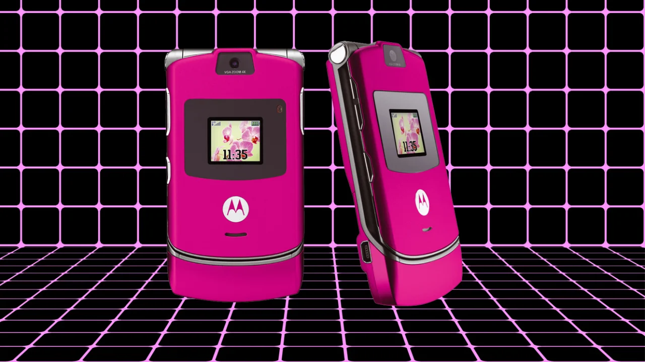 Celulares anos 2000 - motorola v3