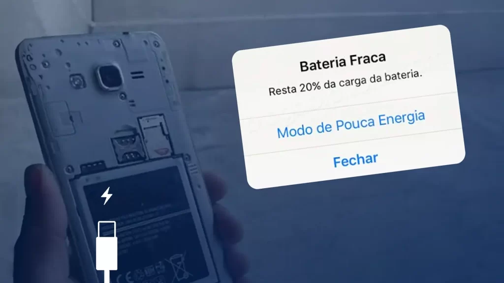 Meu celular está descarregando muito rápido, o que fazer?