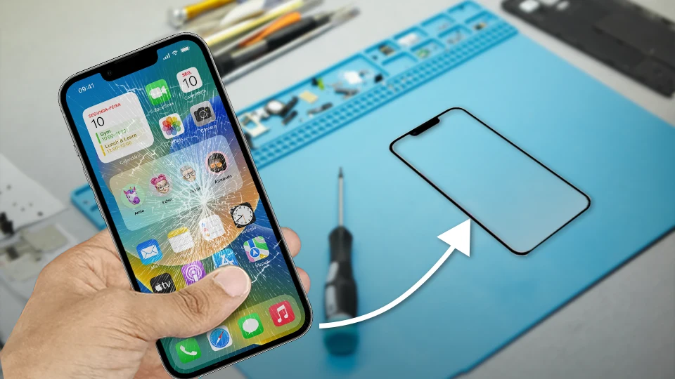 Troca de vidro do iPhone é um serviço extremamente valorizado