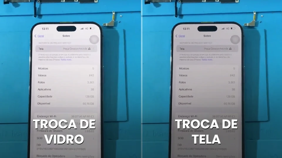 Qual a vantagem da troca de vidro de celular?