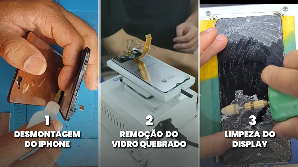 Como fazer a troca de vidro do iPhone